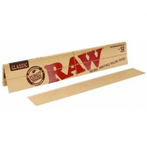 RAW 12" Unrefined Rolling  Papers