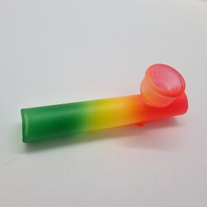 Coloured Glass Pipe 10cm