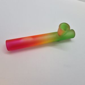 Coloured Glass Pipe 15.5cm