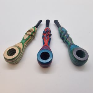 Wooden Coloured Pipe Assorted Colours