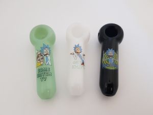 Rick and Morty Spoon Pipe 4"