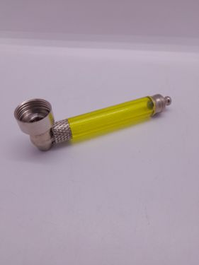 Kit Pipe Metal and Plastic 9cm Yellow