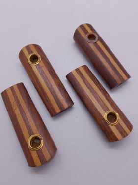 One-Piece Wooden Pipe 3"