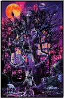 23x35 in Opticz Treehouse Black light poster