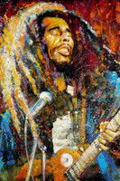 Bob Marley - Mic Poster