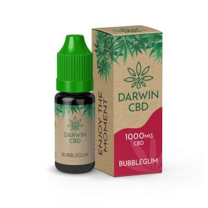 Darwin 1000mg CBD e liquid bubblegum
