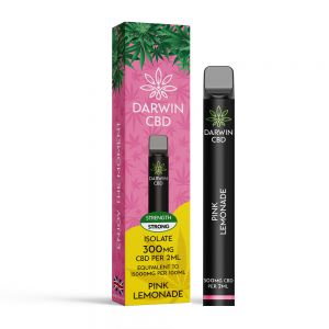 Darwin cbd disposable vape pen 300mg , sweet strawberry flavour