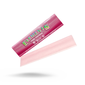 Pink cigarette paper from ELEMENTS in King Size Slim 