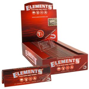Elements Red Slow Burn Hemp 1 1/4