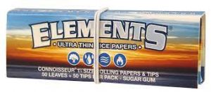 Elements Connoisseur Rolling Papers with Tips - 1¼