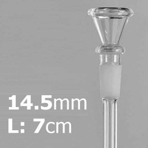 Glass Down Tube 7cm/14mm
