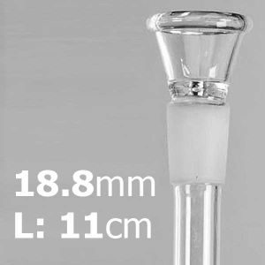 Glass Down Tube 11cm/14mm