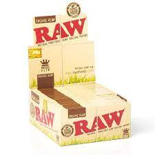 Raw Organic Hemp King Size Full Box 50 packs