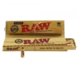 Raw Classic Connoisseur King Size with Pre-rolled Tips