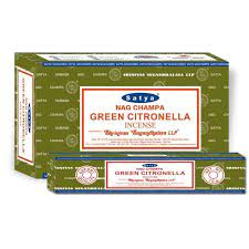 Satya Incense Green Citronella 12 boxes