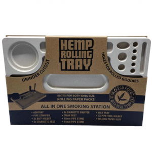 Hemp Rolling Tray White