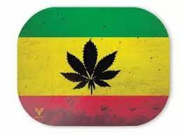 Rasta Leaf Magnetic Rolling Tray Cover Small