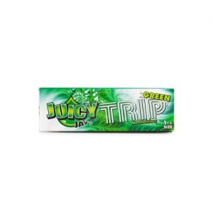 Juicy Jays 1-1/4 size Green Trip Rolling Papers