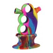 Pulsar RIP Knuckle Bubbler w/ Matching Stand - Colour Swirl