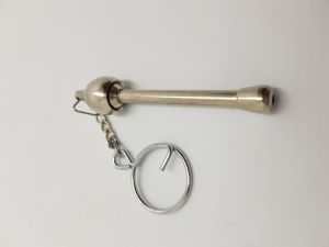 Mushroom Pipe Silver Keychain