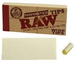 Raw Perforated Wide Tips