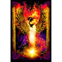 Phoenix black light poster