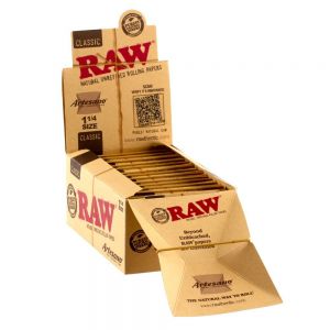 RAW Classic Artesano 1¼  with Tips, Tray and Papers
