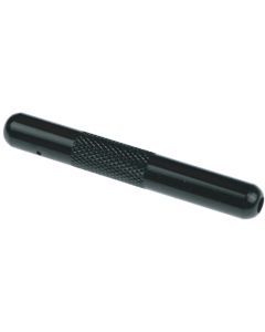 black aluminium snort tube