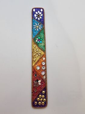 Sequined Sun and Moon Incense Holder 