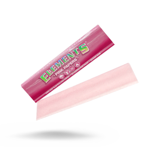 Pink cigarette paper from ELEMENTS in King Size Slim 
