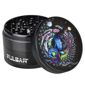 Pulsar Artist series Grinder- Psychedelic Dragonfish