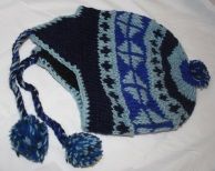 Nepalese Chullo With Pompoms Assorted