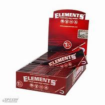 Elements Red Hemp Slow Burn 1 1/4 Full Box