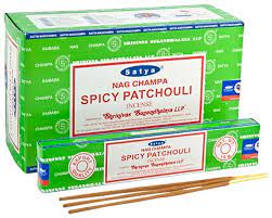 Satya Incense Spicy Patchouli 12 Boxes