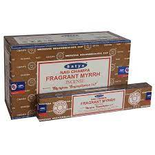 Satya Incense Fragrant Myrrh 12 boxes